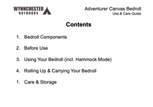 Load image into Gallery viewer, Wynnchester Adventurer Bedroll Guide